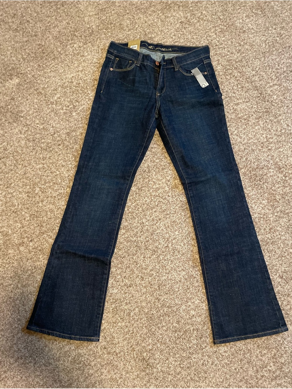 Vintage Y2K Old Navy The Sweetheart Bootcut Stretch Jeans. Size 6 Regular. New!